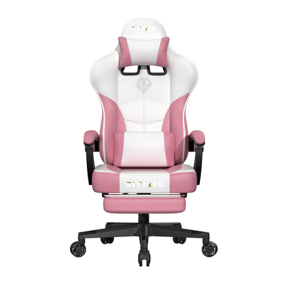 Ergonomic Gaming Chair Core Series Racing-Style Reclining Chair with Extendable Footrest