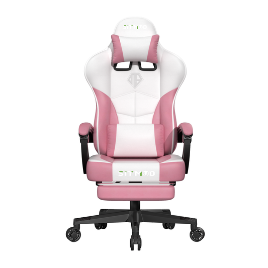 Ergonomic Gaming Chair Core Series Racing-Style Reclining Chair with Extendable Footrest