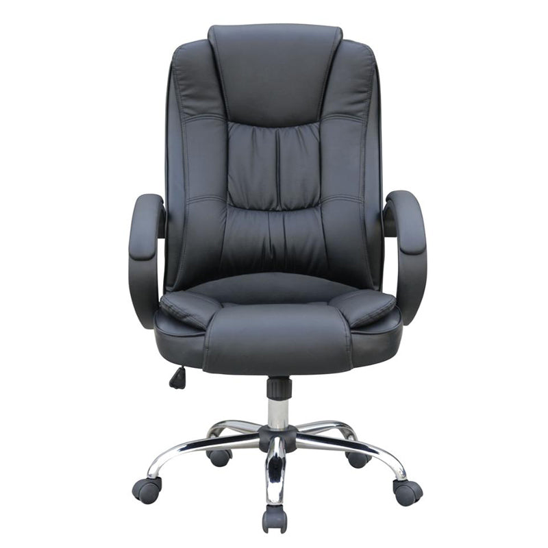 B30 Sitmod Executive Office Chair, High-Back Ergonomic Desk Chair with Premium PU Leather, 360° Swivel & Height Adjustment, Classic Black Office Chair for Home & Corporate Spaces