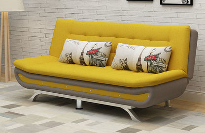 Retro American Tufted Leather Sofa Button-Tufted Back Solid Wood Bun Feet & Luxurious Plush Seating