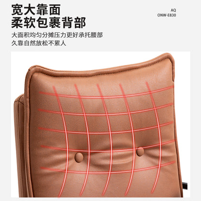 Office Chair Mid-Back Ergonomic Desk Chair with Button-Tufted PU Leather 360° Swivel & Height Adjustment Multi-Color Luxury Chair for Home Office & Vanity