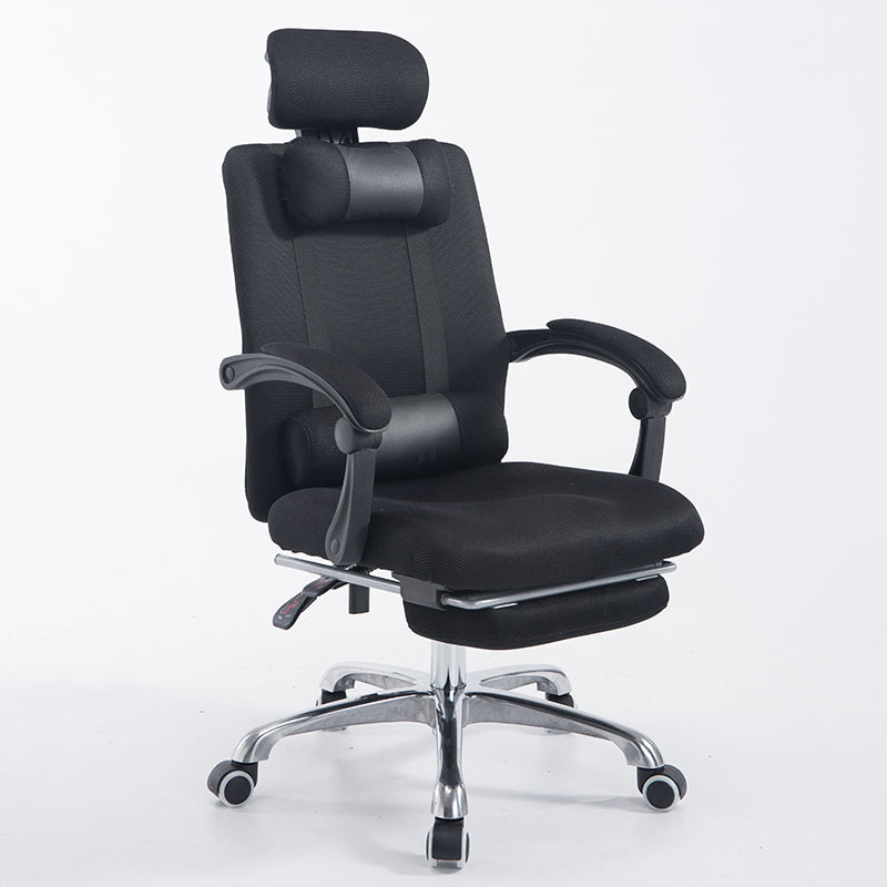 W25 Sitmod High-Back Reclining Mesh Office Chair, Ergonomic Desk Chair with Adjustable Headrest & Dual Lumbar Support, Retractable Footrest & 160° Recline, 360° Swivel & Height Adjustment, Multi-Color Chair for Home Office & Gaming