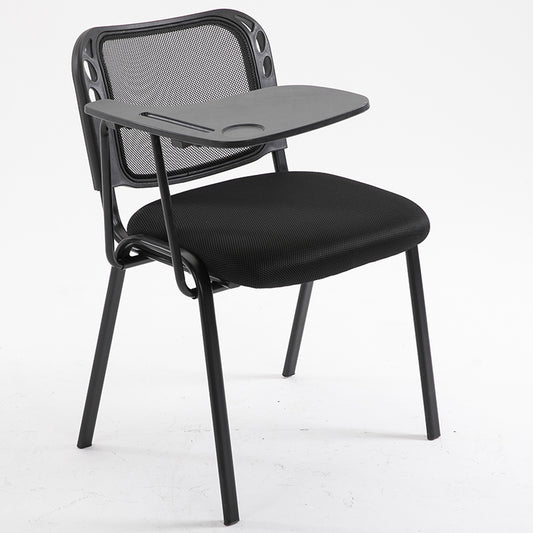 Mesh Training Chair with Foldable Desk Built-in Cup Holder & Pen Slot Stackable Design for Conferences & Classrooms