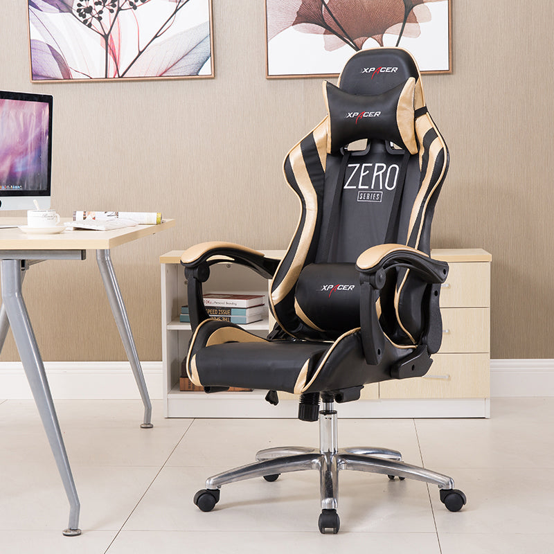 P41 SITMOD Ergonomic Gaming Chair: ZERO Series Racing-Style Reclining Chair with Extendable Footrest