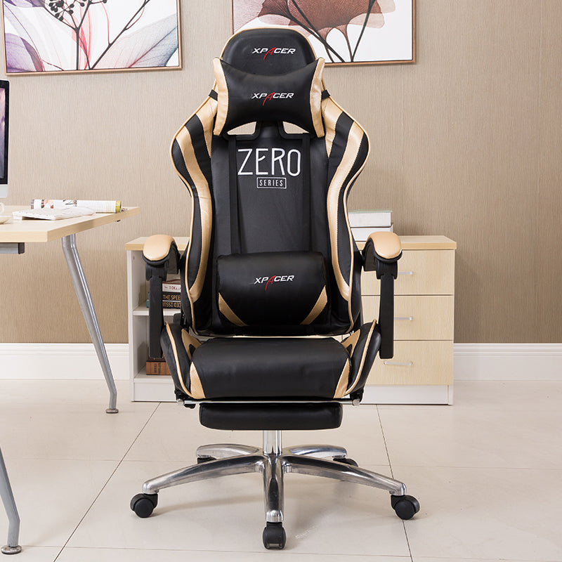P41 SITMOD Ergonomic Gaming Chair: ZERO Series Racing-Style Reclining Chair with Extendable Footrest