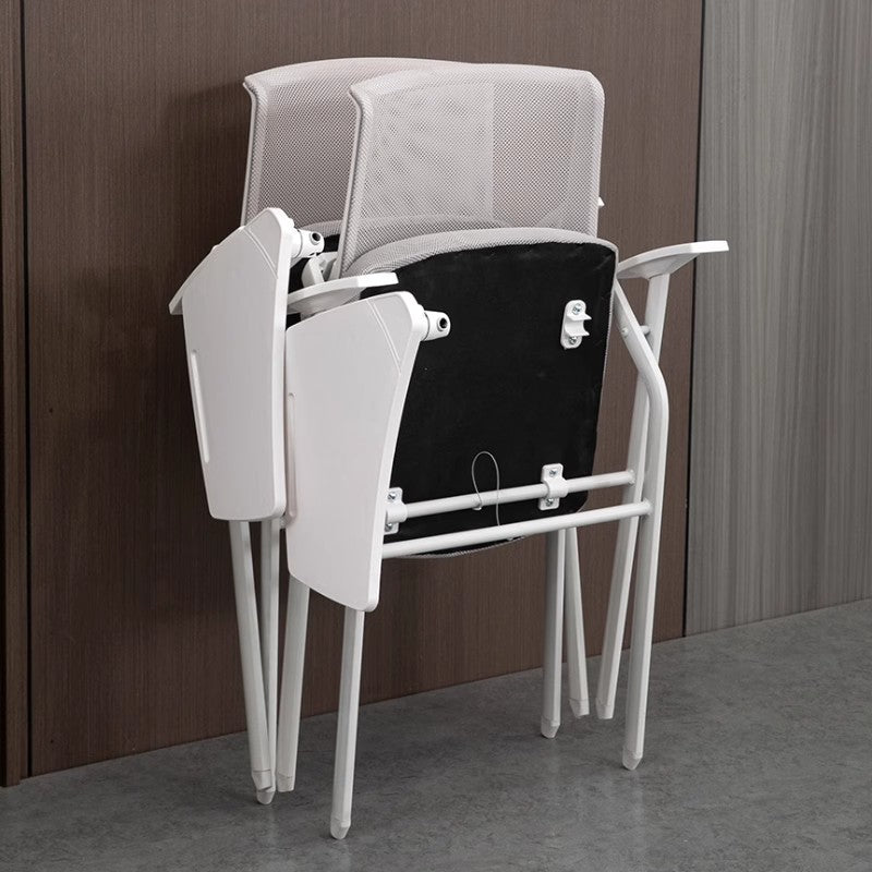 Meeting chair Foldable office and conference chair with storage board