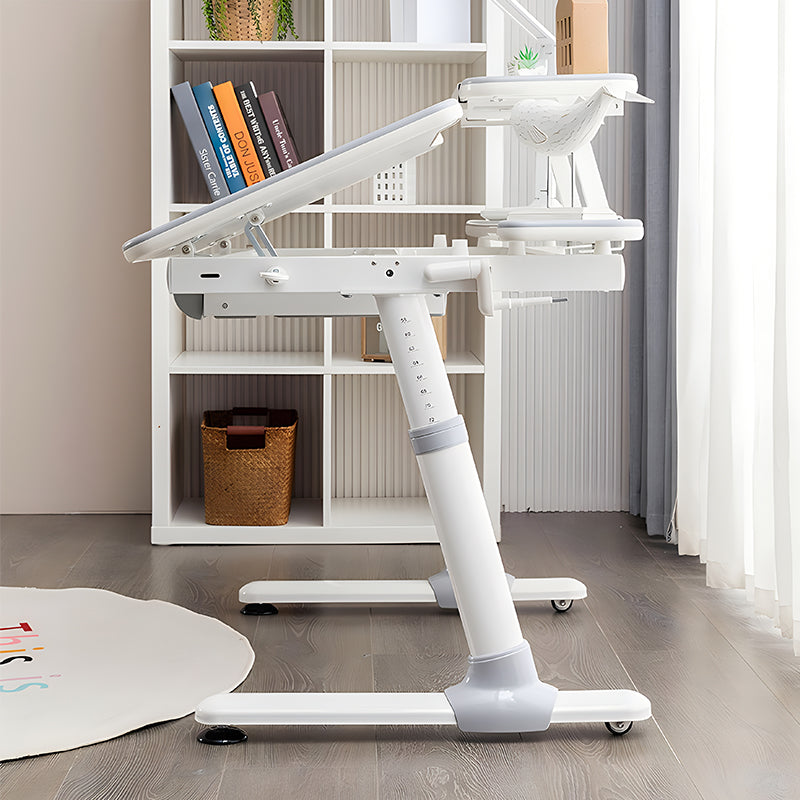 Kid’s Ergonomic Study Desk & Chair Set Adjustable Height Multi-Function Desktop Spinal-Support Design for Focused Learning & Creative Sessions