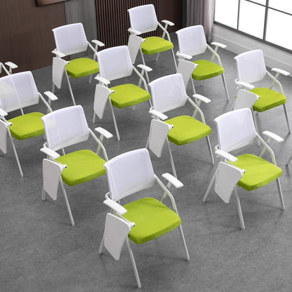 Meeting chair Foldable office and conference chair with storage board