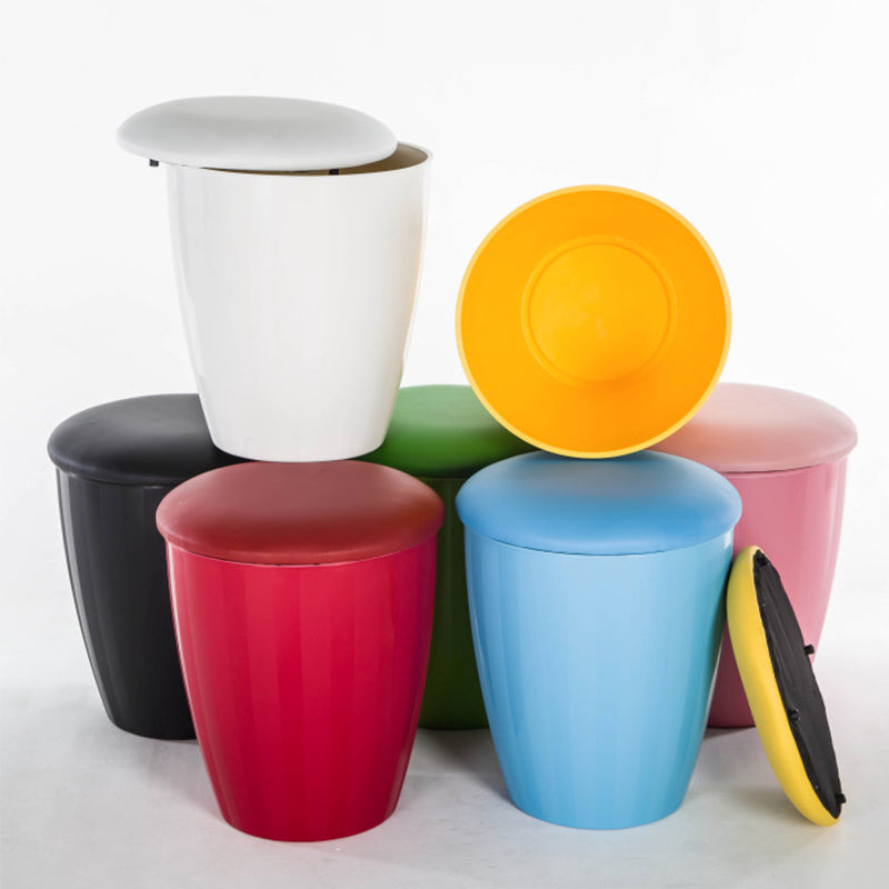 Multi-Function Storage Stool Colorful Compact Design Seating & Hidden Storage for Entryway, Living Room & Kids’ Space