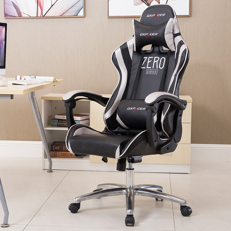 P41 SITMOD Ergonomic Gaming Chair: ZERO Series Racing-Style Reclining Chair with Extendable Footrest