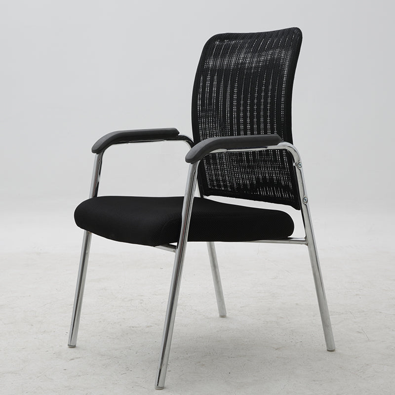 E-01-SITMOD Breathable Mesh Conference Chair: Ergonomic Back Support, Sturdy Chrome Frame, Comfort for Office Meetings & Daily Work