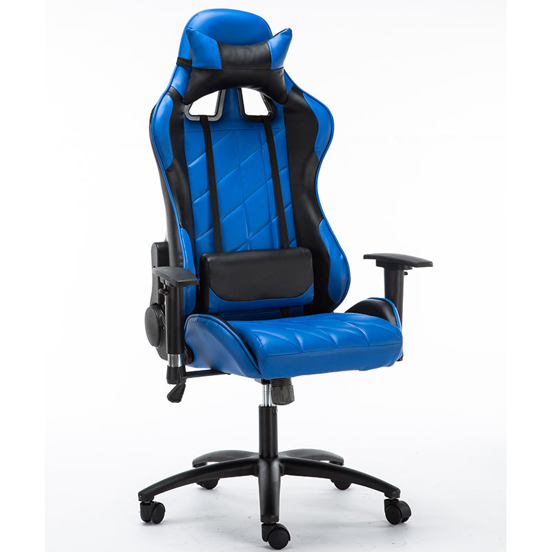 P45 SITMOD Ergonomic Gaming Chair: Diamond-Quilted Racing-Style Reclining Chair with Multi-Color Options