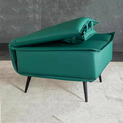 Adjustable Recline Leisure Sofa Thick Cushion Foldable Pillow Multi-Color Options With Ottoman