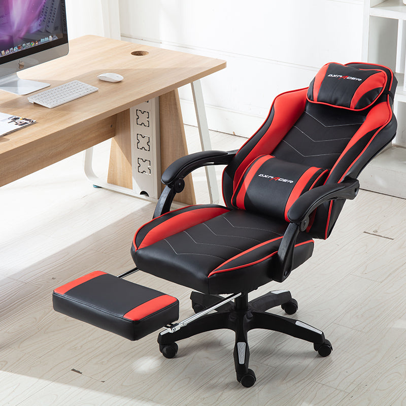 P35 Ergonomic Gaming Chair: High-Back Reclining Chair with Extendable Footrest & Multi-Color Options