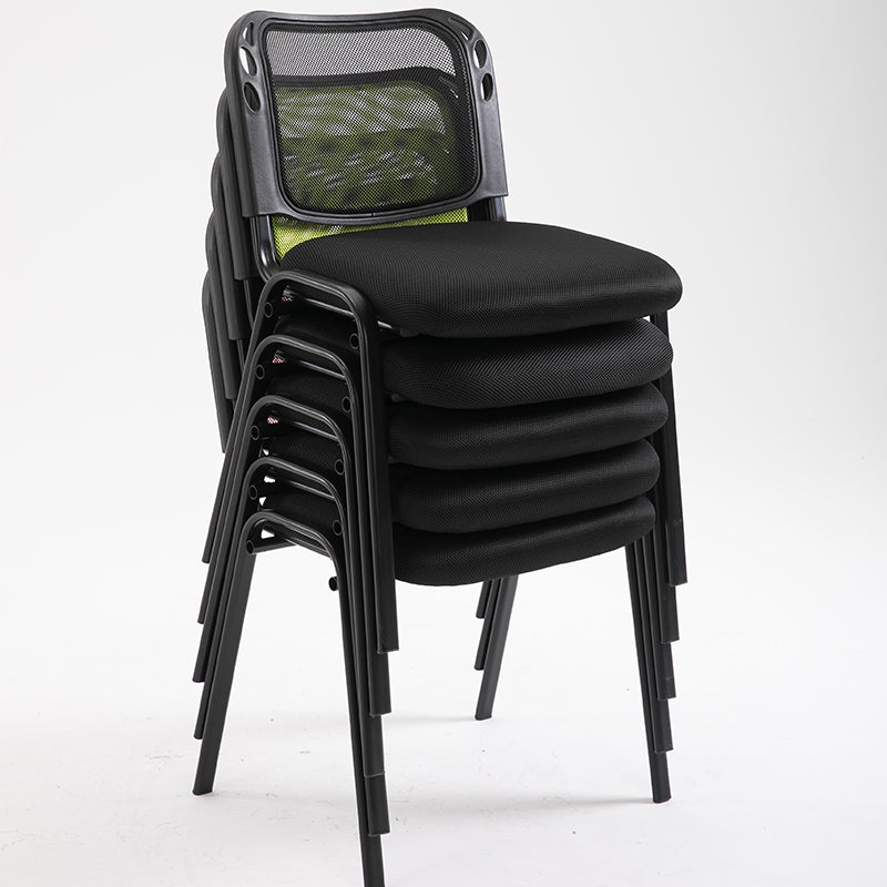 Mesh Training Chair with Foldable Desk Built-in Cup Holder & Pen Slot Stackable Design for Conferences & Classrooms