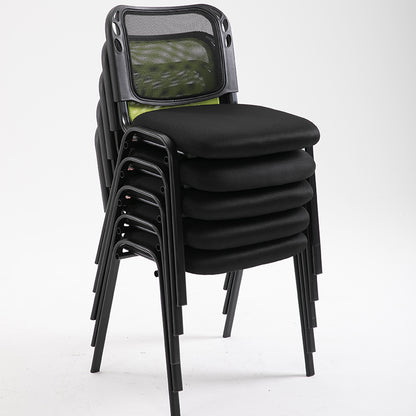 Mesh Training Chair with Foldable Desk Built-in Cup Holder & Pen Slot Stackable Design for Conferences & Classrooms