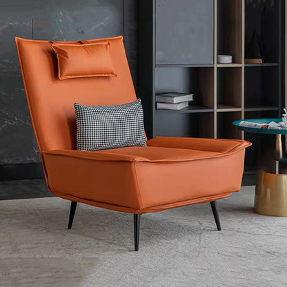 Adjustable Recline Leisure Sofa Thick Cushion Foldable Pillow Multi-Color Options With Ottoman