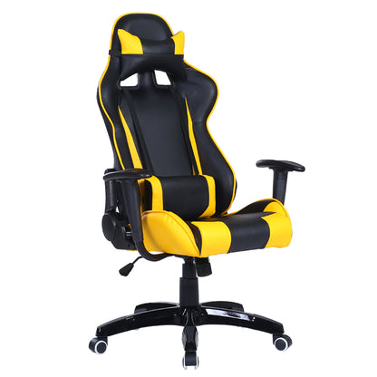 Ergonomic Gaming Chair Classic Racing-Style Reclining Chair with Multi-Color Options