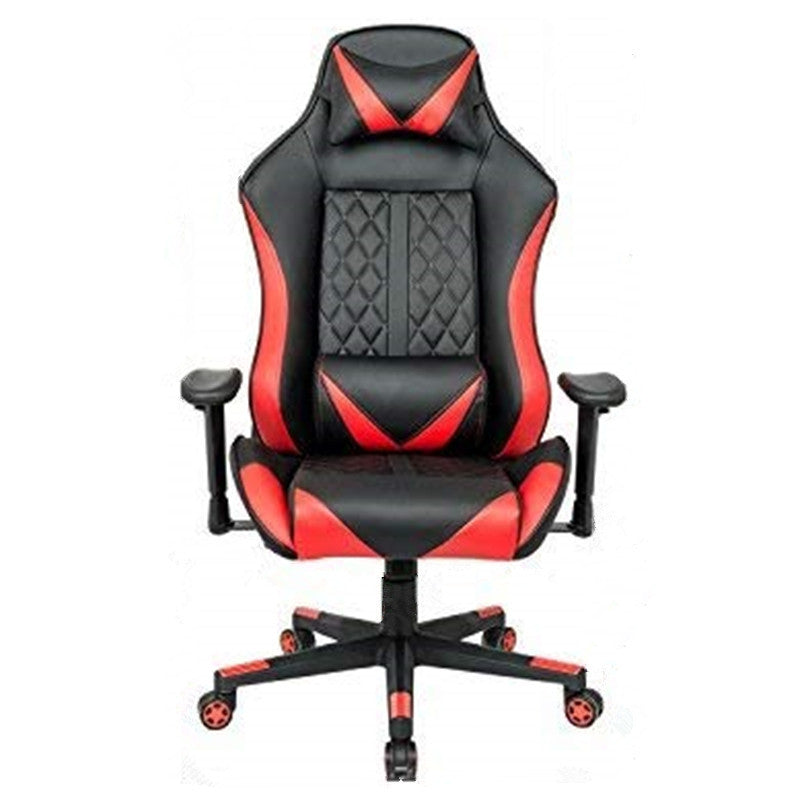 P47 SITMOD Ergonomic Gaming Chair: Diamond-Quilted Racing-Style Reclining Chair with Accent Color Details