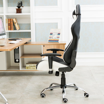 Ergonomic Gaming Chair Classic Racing-Style Reclining Chair with Multi-Color Options