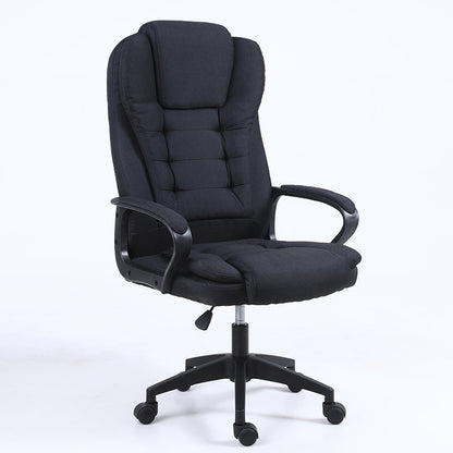 High-Back Fabric Office Chair Plush Ergonomic Desk Chair with 360° Swivel & Height Adjustment Multi-Color Breathable Chair for Home Office & Gaming