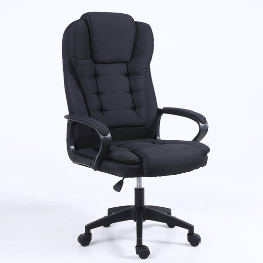High-Back Fabric Office Chair Plush Ergonomic Desk Chair with 360° Swivel & Height Adjustment Multi-Color Breathable Chair for Home Office & Gaming