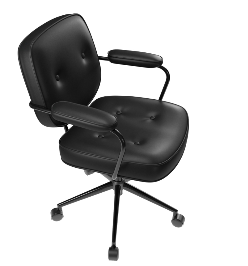 Light Luxury Office Chair Mid-Back Ergonomic Desk Chair with Latex Cushion Tech Fabric/PU Leather Upholstery 360° Swivel & Height Adjustment Multi-Color Stylish Chair for Home Office & Vanity