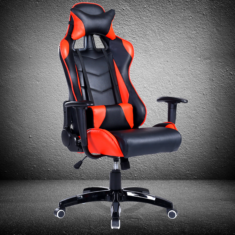 Ergonomic Gaming Chair Classic Racing-Style Reclining Chair with Multi-Color Options