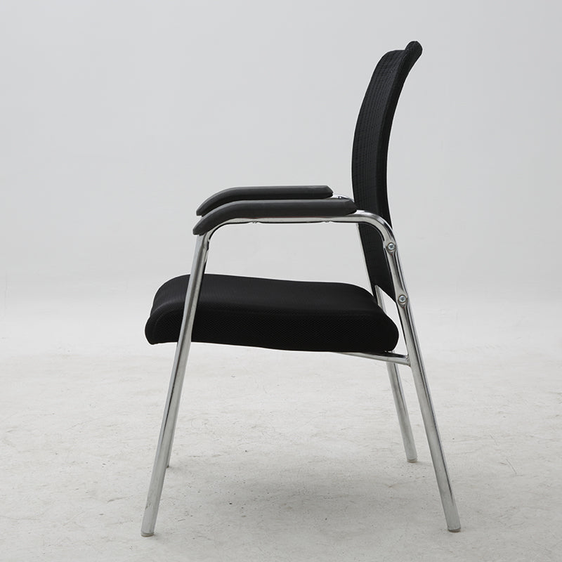 Breathable Mesh Conference Chair Ergonomic Back Support Sturdy Chrome Frame Comfort for Office Meetings & Daily Work