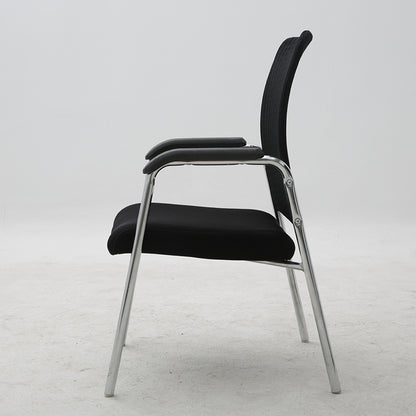 Breathable Mesh Conference Chair Ergonomic Back Support Sturdy Chrome Frame Comfort for Office Meetings & Daily Work