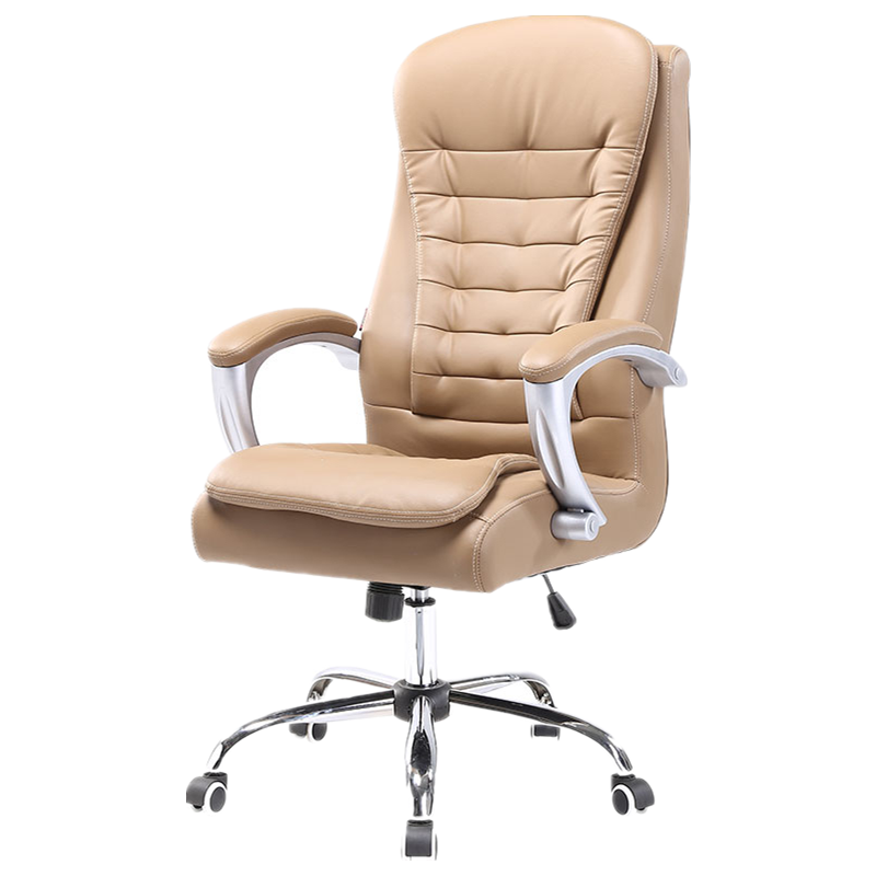B28 Sitmod Executive Office Chair, High-Back Quilted Ergonomic Desk Chair with 90-115° Recline, Premium PU Leather Office Chair with 360° Swivel & Height Adjustment, Multi-Color Office Chair for Home & Corporate Spaces