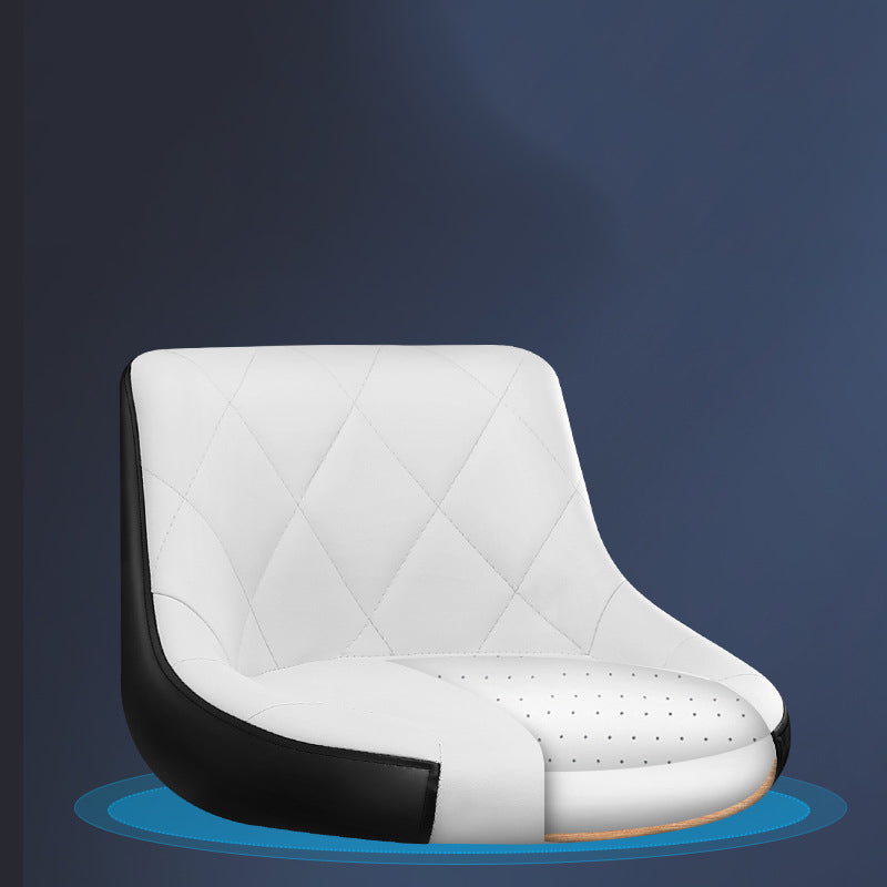 Adjustable Height Bar Stool Diamond-Quilted Leather Cushion Multi-Color Options & Chrome Disc Base Adjustable Height Bar Stool: Diamond-Quilted Leather Cushion, Multi-Color Options & Chrome Disc Base