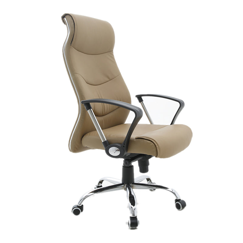 B23 Sitmod Executive Office Chair, High-Back Ergonomic Desk Chair with PU Leather & Mesh Armrests, 360° Swivel & Height Adjustment, Modern Luxury Office Chair for Home & Corporate Spaces
