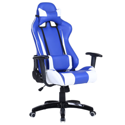 Ergonomic Gaming Chair Classic Racing-Style Reclining Chair with Multi-Color Options
