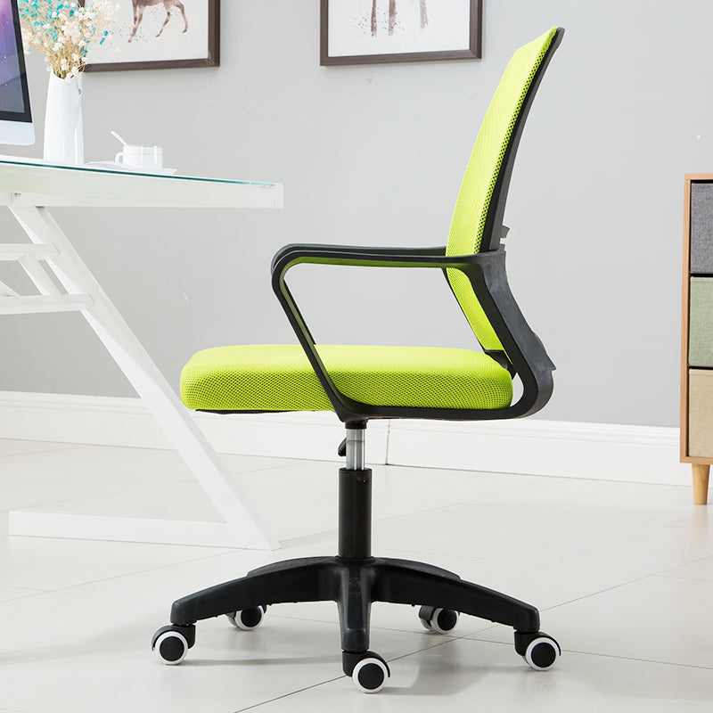 W33 Sitmod Mid-Back Mesh Office Chair, Ergonomic Desk Chair with Breathable Mesh & Padded Seat, 360° Swivel & Height Adjustment, Multi-Color Chair for Home Office & Conference Rooms