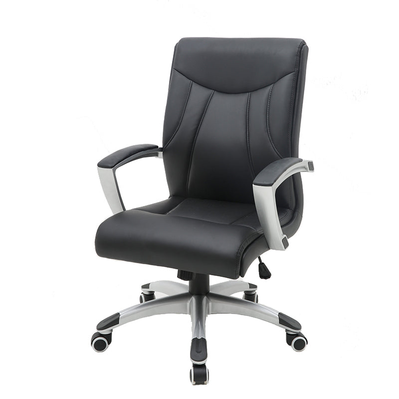 B22 Sitmod Executive Office Chair, Mid-Back Ergonomic Desk Chair with Premium PU Leather, 360° Swivel & Height Adjustment, Modern Professional Office Chair for Home & Corporate Spaces