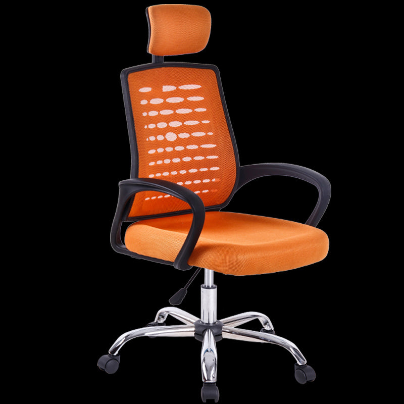 W29 Sitmod Mid-Back Fabric & Mesh Office Chair, Ergonomic Desk Chair with Foldable Armrests, 360° Swivel & Height Adjustment, Compact Chair for Small Home Office & Study Spaces