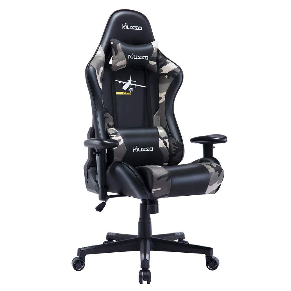 Ergonomic Gaming Chair Camo Air Drop Series Racing-Style Reclining Chair