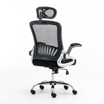 Ergonomic Mesh Office Chair High-Back Desk Chair with Adjustable Headrest & 360° Swivel Breathable Mesh Chair for Home Office & Gaming