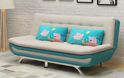 Retro American Tufted Leather Sofa Button-Tufted Back Solid Wood Bun Feet & Luxurious Plush Seating