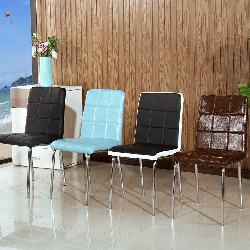 C-19-SITMOD Modern Quilted Dining Chair: Leather/Fabric Upholstery, Stainless Steel Legs & Versatile Hues