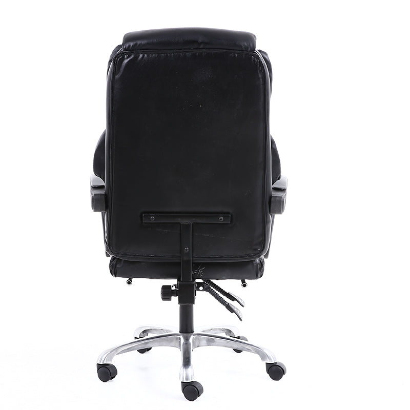B13 Sitmod Executive Office Chair, High-Back Plush Ergonomic Desk Chair with Retractable Footrest, Premium PU Leather Reclining Office Chair with 360° Swivel & Height Adjustment, Luxury Office Chair for Home & Corporate Spaces