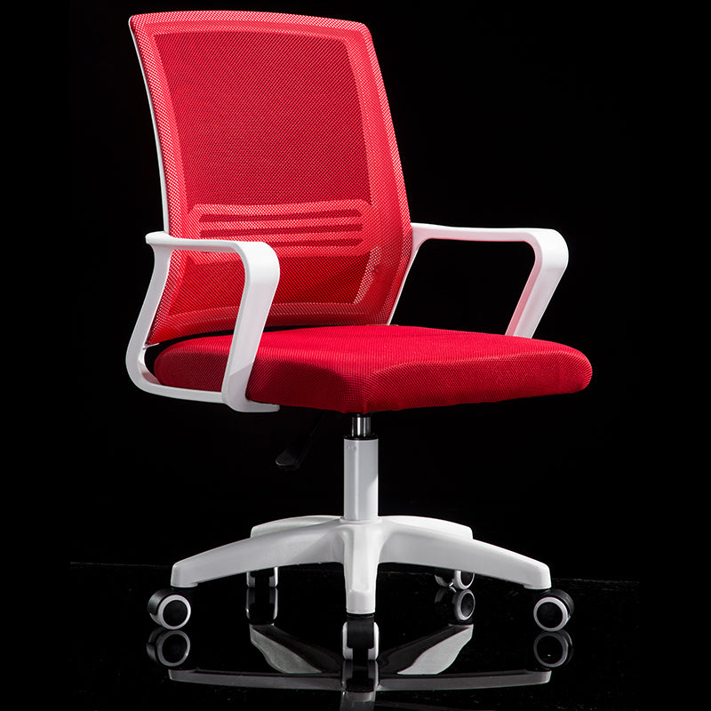 W33 Sitmod Mid-Back Mesh Office Chair, Ergonomic Desk Chair with Breathable Mesh & Padded Seat, 360° Swivel & Height Adjustment, Multi-Color Chair for Home Office & Conference Rooms