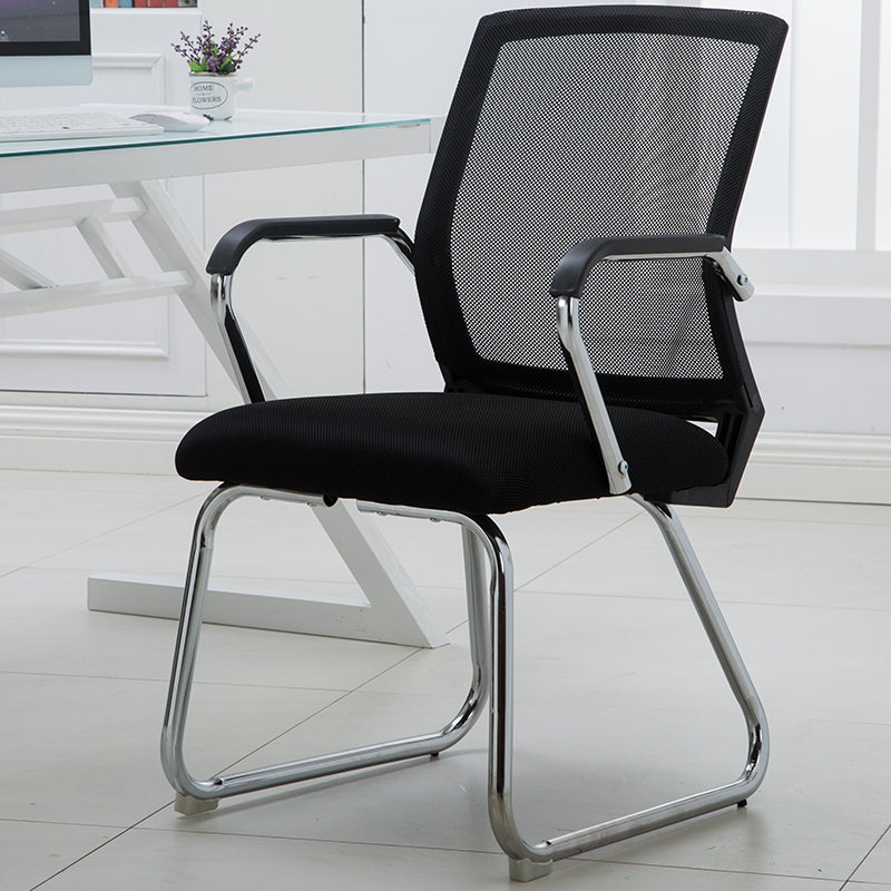 W10 Sitmod Mid-Back Mesh Conference Chair, Ergonomic Visitor Chair with Breathable Mesh, Chrome Steel Bow Base, Multi-Color Office Chair for Meeting Rooms & Reception Areas