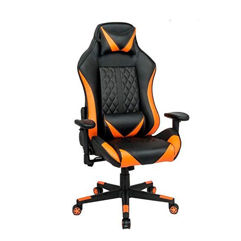 P47 SITMOD Ergonomic Gaming Chair: Diamond-Quilted Racing-Style Reclining Chair with Accent Color Details