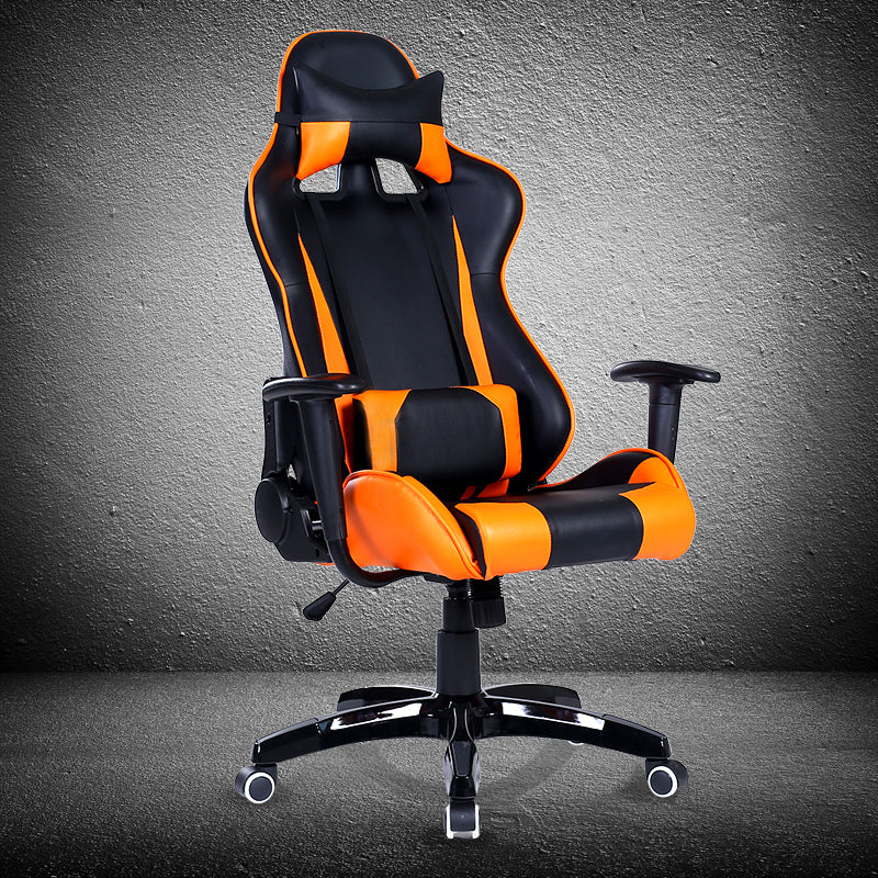 P36 Classic Racing-Style Gaming Chair: Multi-Color Ergonomic Reclining Chair with PU Leather Upholstery