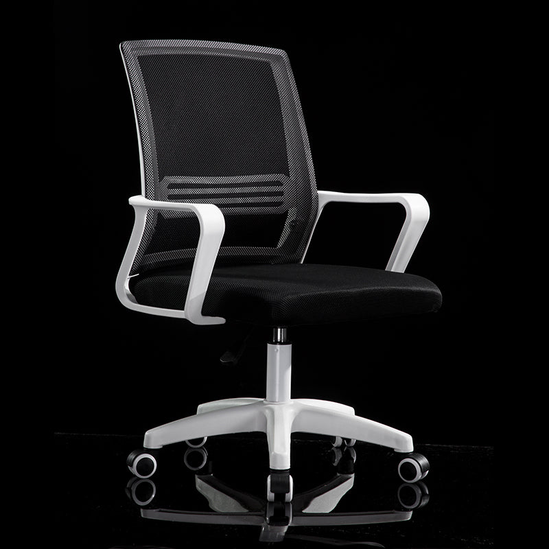 W33 Sitmod Mid-Back Mesh Office Chair, Ergonomic Desk Chair with Breathable Mesh & Padded Seat, 360° Swivel & Height Adjustment, Multi-Color Chair for Home Office & Conference Rooms