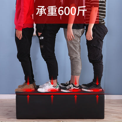 Modular Storage Bench: Tufted Design Multi-Size Combination 600LBS Load Capacity for Living Room & Entryway