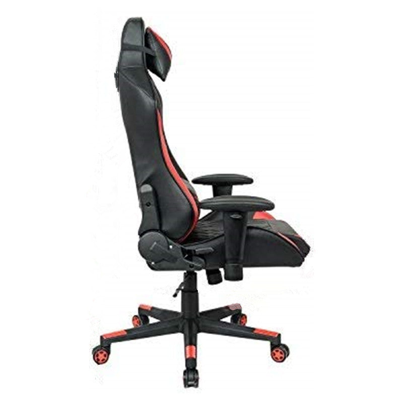 P47 SITMOD Ergonomic Gaming Chair: Diamond-Quilted Racing-Style Reclining Chair with Accent Color Details