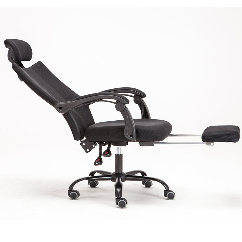 W24 Sitmod High-Back Reclining Mesh Office Chair, Ergonomic Desk Chair with Adjustable Headrest & Lumbar Support, Retractable Footrest & 150° Recline, 360° Swivel & Height Adjustment, Multi-Color Chair for Home Office & Gaming